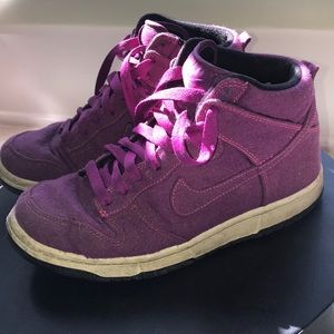 Rare vintage Purple High top Nike Dunk